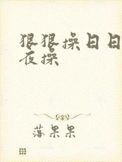 狠狠操日日操夜夜操