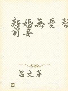 新婚无爱 替罪前妻封面