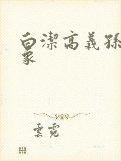 白洁高义孙倩大象