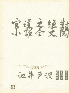 官道之绝对权力小说全文阅读