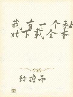 我有一个秘密txt下载全本