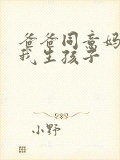 爸爸同意妈妈为我生孩子封面