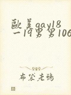 欧美gay18一19男男1069激情