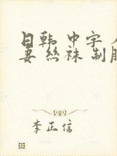 日韩 中字 人妻 丝袜 制服