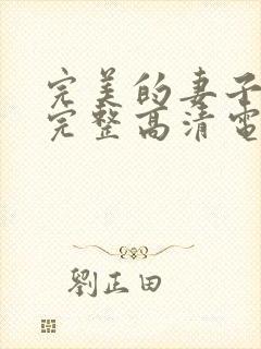 完美的妻子免费完整高清电视剧在线看