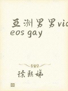 亚洲男男videos gay