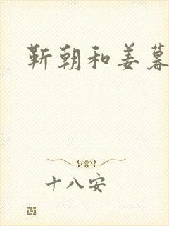 靳朝和姜暮关系封面