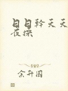 日日干天天爽夜夜操封面