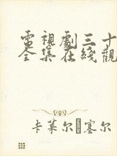 电视剧三十而已全集在线观看免费