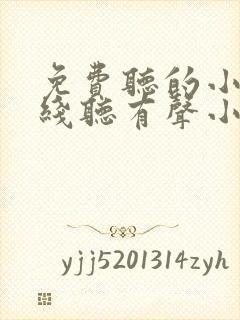 免费听的小说在线听有声小说封面