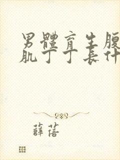 男体育生腹肌胸肌丁丁长什么样