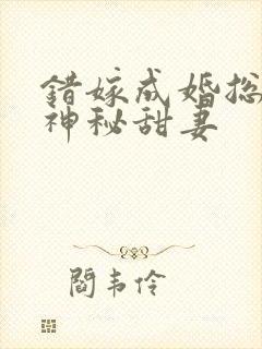 错嫁成婚总裁的神秘甜妻封面