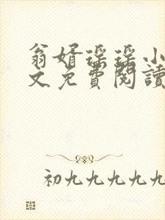 翁婿瑶瑶小说全文免费阅读最新章节