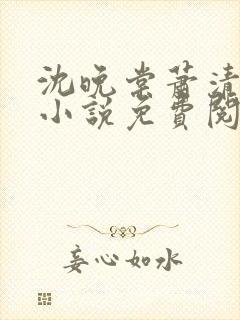 沈晚棠萧清渊的小说免费阅读