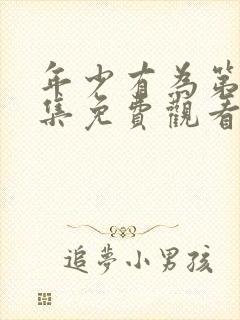 年少有为第10集免费观看封面