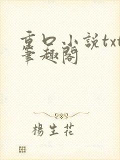 重口小说txt笔趣阁