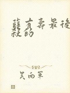 薛有寿最后被谁杀的封面