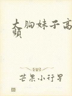 大胸妹子高清视频