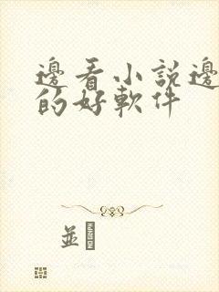 边看小说边听书的好软件