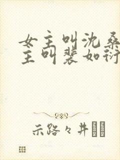 女主叫沈桑宁男主叫裴如衍的小说封面