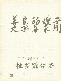 善良的嫂子1中文字幕未删减版封面