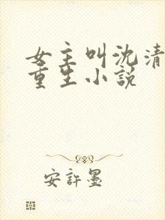 女主叫沈清歌的重生小说