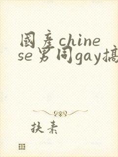 国产chinese男同gay搞基