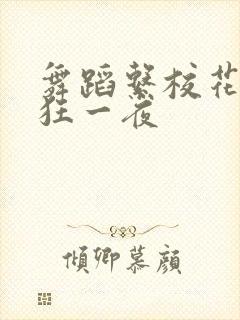 舞蹈系校花的疯狂一夜