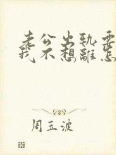 老公出轨要离婚我不想离怎么办封面