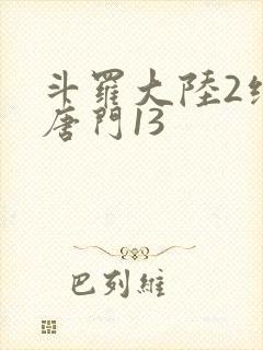 斗罗大陆2绝世唐门13