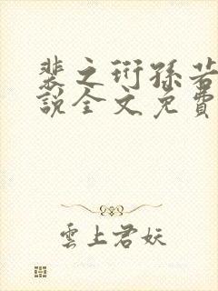 裴之珩孙若微小说全文免费阅读笔趣