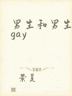 男生和男生互摸gay