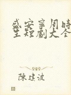 盛安宁周时勋重生短剧大全集封面