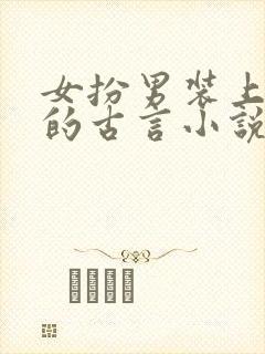 女扮男装上朝堂的古言小说