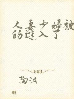 人妻少妇被猛烈的进入了封面