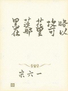 黑莲花攻略手册在哪里可以免费阅读