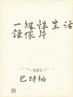 一级性生活黄色录像片