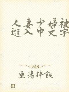 人妻少妇被猛烈进入中文字幕在线观