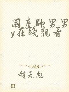 国产帅男男gay在线观看