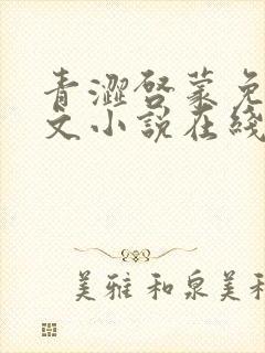 青涩启蒙免费全文小说在线阅读