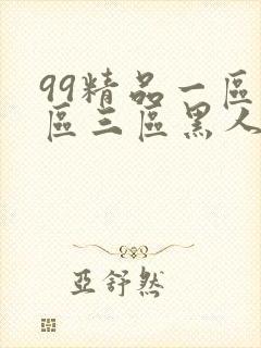 99精品一区二区三区黑人