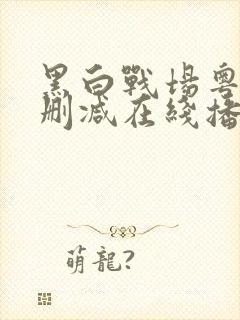 黑白战场粤语无删减在线播放