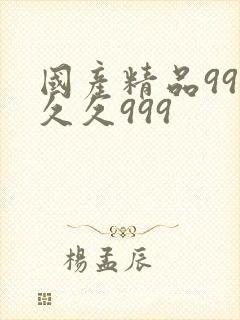 国产精品99久久久999封面