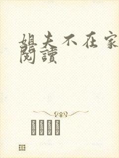 姐夫不在家小说阅读