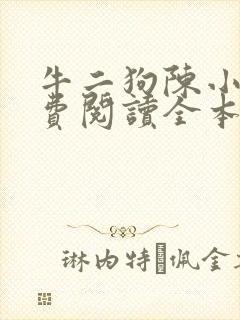牛二狗陈小燕免费阅读全本