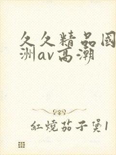 久久精品国产亚洲av高潮