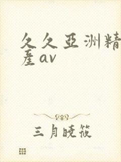 久久亚洲精品国产av