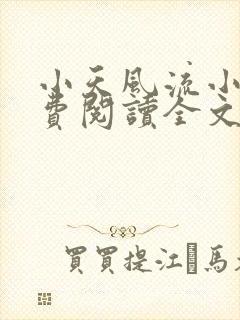 小天风流小说免费阅读全文最新章节封面