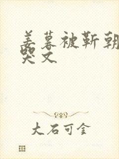 姜暮被靳朝做到哭文