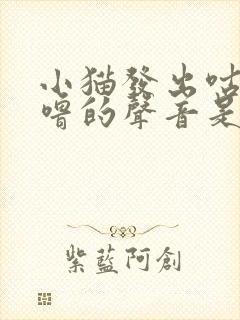 小猫发出咕噜咕噜的声音是为什么